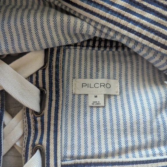 💙 Pilcro Striped Denim Top - Picture 3 of 7